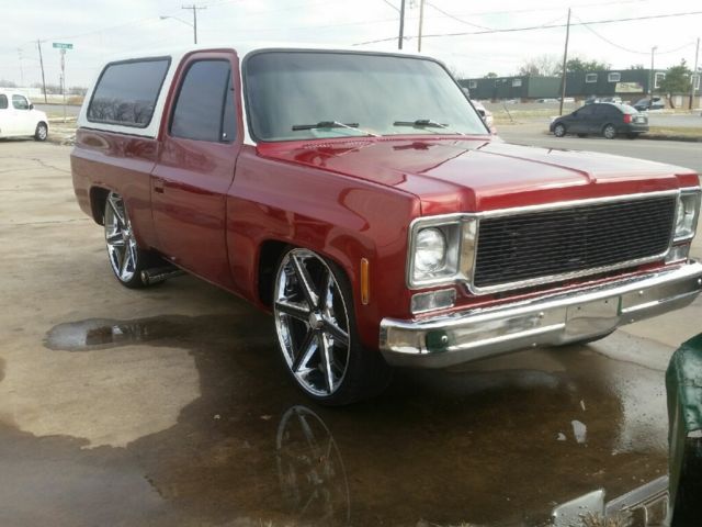 1978 Orange Chevrolet Blazer SUV