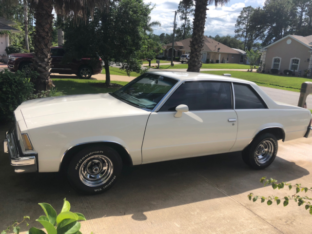 1978 White Chevrolet Malibu Coupe