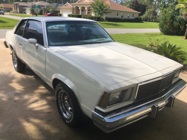 1978 White Chevrolet Malibu Coupe