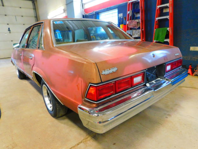 1978 Brown Chevrolet Malibu Sedan
