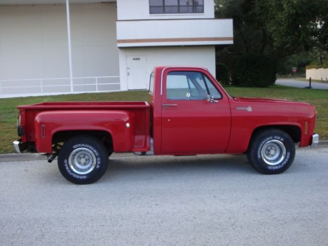 1978 Red Chevrolet Scottsdale --