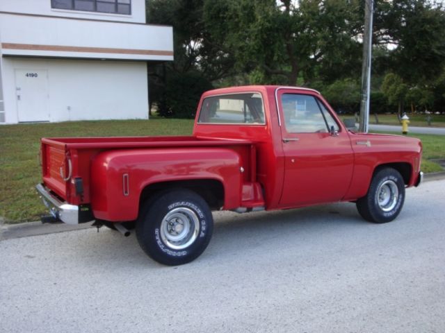 1978 Red Chevrolet Scottsdale --