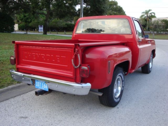 1978 Red Chevrolet Scottsdale --