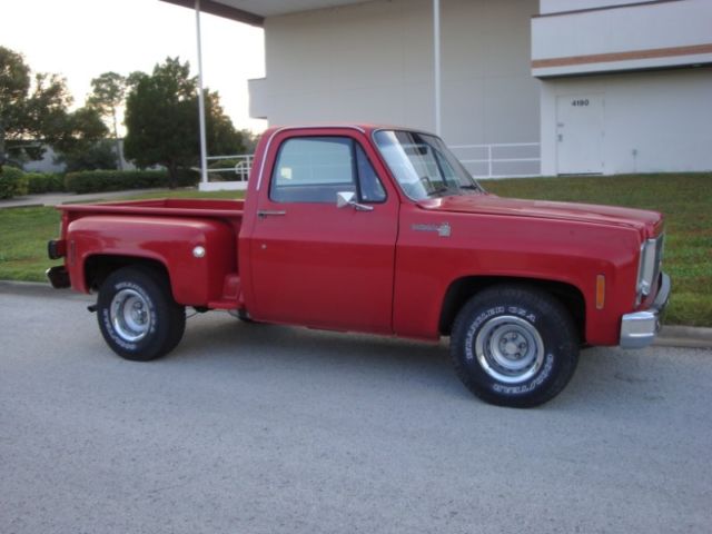 1978 Red Chevrolet Scottsdale --