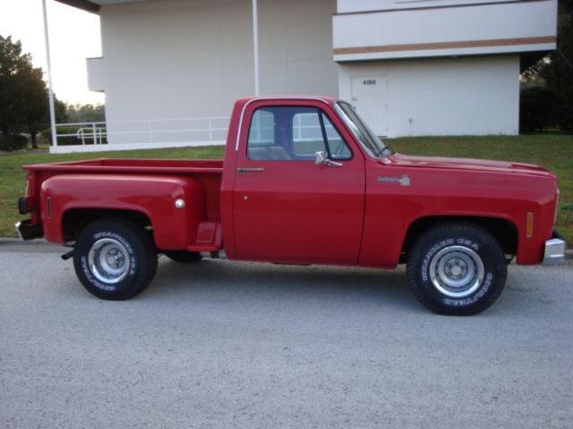 1978 Red Chevrolet Scottsdale --
