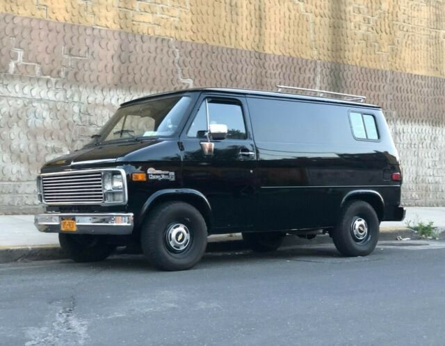 1978 Black Chevrolet G20 Van Wagon