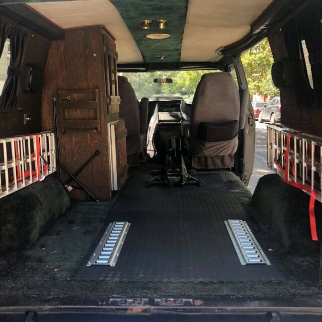 1978 Black Chevrolet G20 Van Wagon
