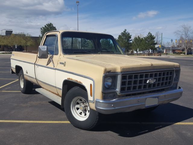 1978 Tan Chevrolet C-10 Standard Cab Pickup