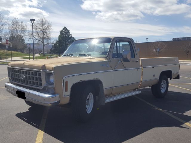 1978 Tan Chevrolet C-10 Standard Cab Pickup