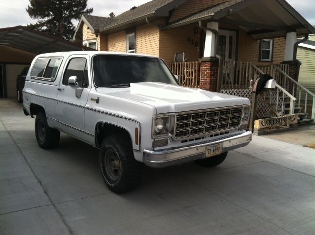 1978 White Chevrolet Blazer SUV