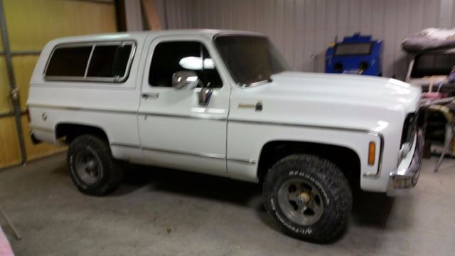 1978 White Chevrolet Blazer SUV