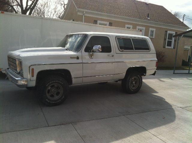 1978 White Chevrolet Blazer SUV