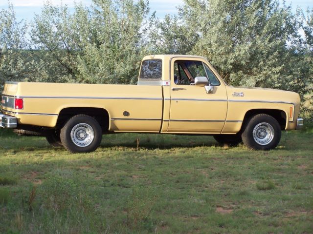 1978 Yellow Chevrolet C-10 Standard Cab Pickup