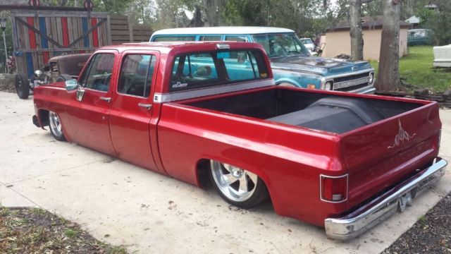 1978 Red Chevrolet C-10 Crew Cab Pickup