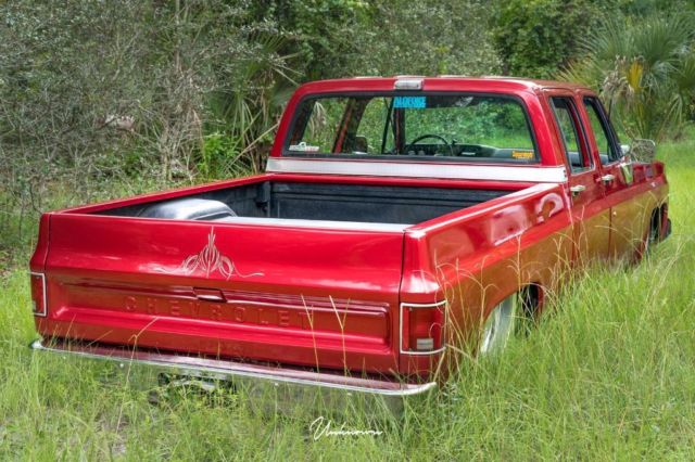 1978 Red Chevrolet C-10 Crew Cab Pickup