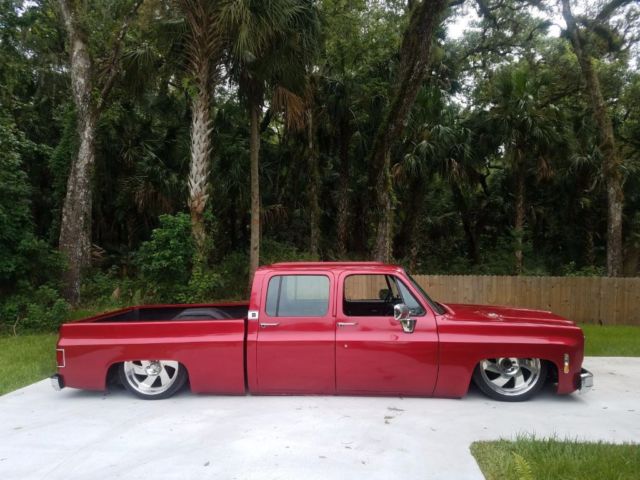 1978 Red Chevrolet C-10 Crew Cab Pickup