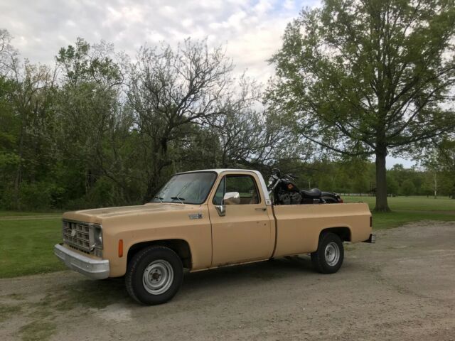 1978 Tan Chevrolet C-10 Crew Cab Pickup