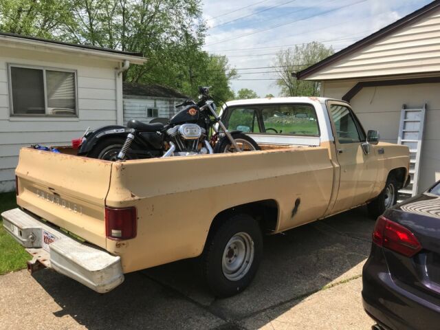 1978 Tan Chevrolet C-10 Crew Cab Pickup