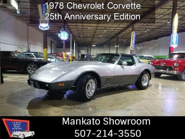 1978 Silver Chevrolet Corvette --
