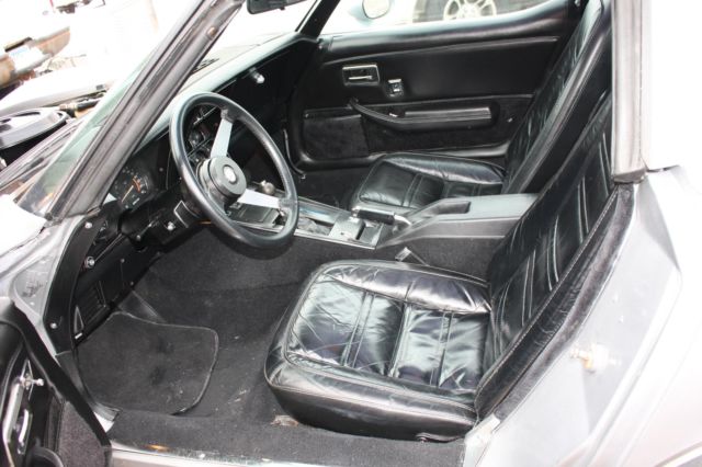 1978 Silver Chevrolet Corvette --