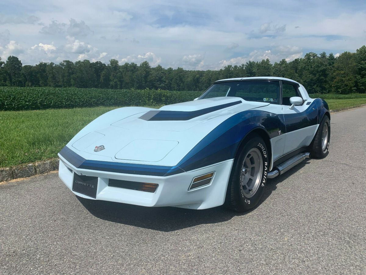 1978 Blue Chevrolet Corvette Coupe