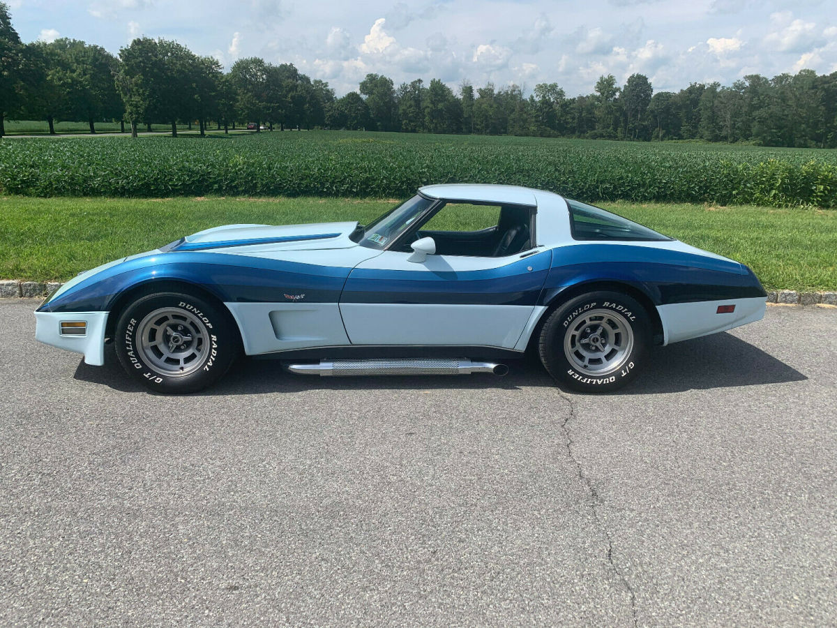 1978 Blue Chevrolet Corvette Coupe