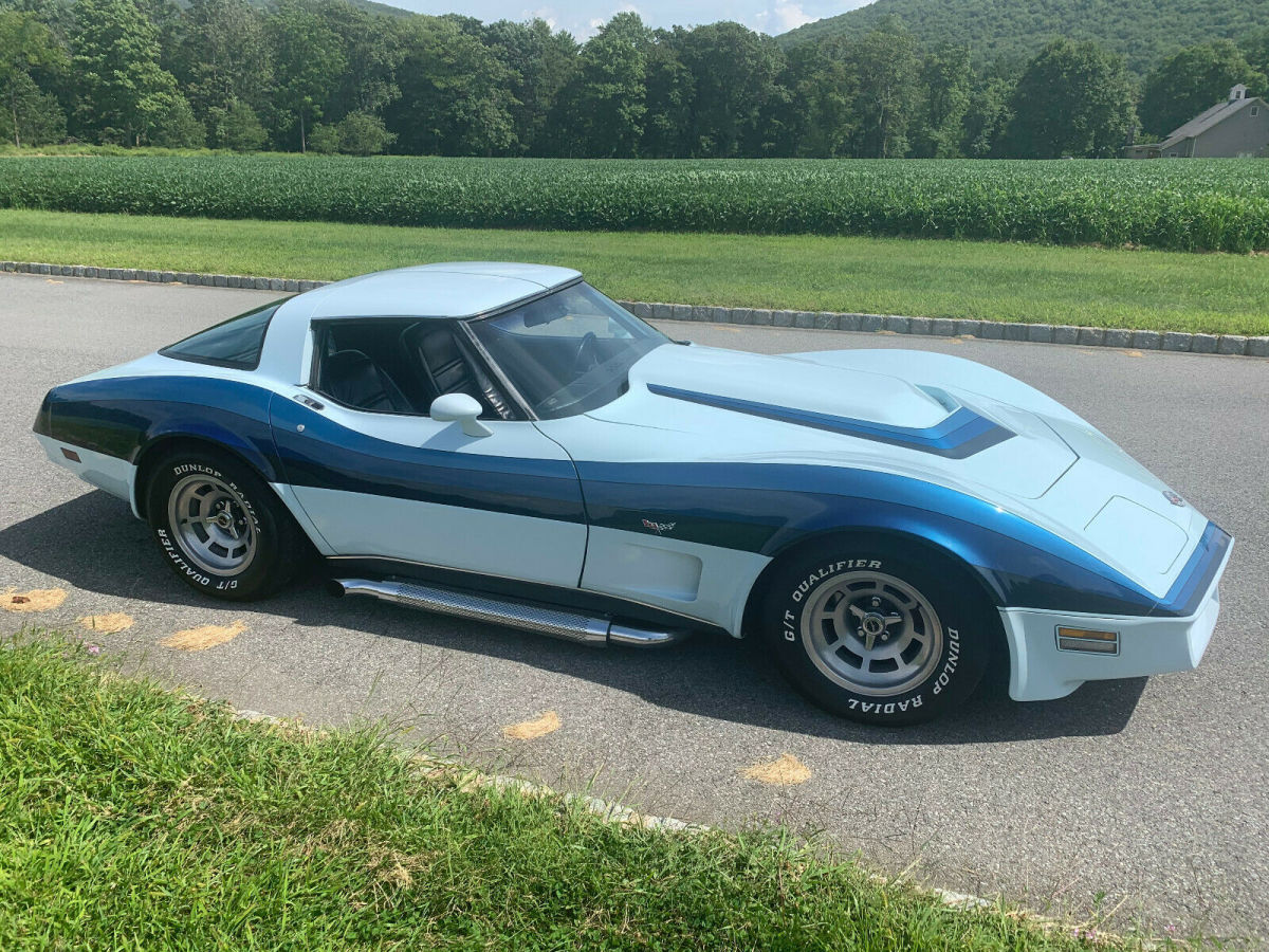 1978 Blue Chevrolet Corvette Coupe