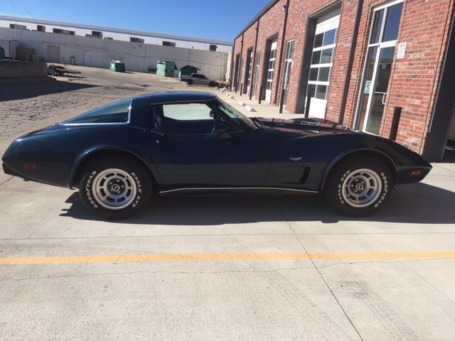 1978 Blue Chevrolet Corvette Coupe
