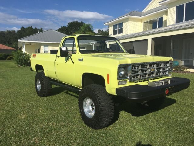 1978 Yellow Chevrolet C/K Pickup 2500 Standard Cab Pickup