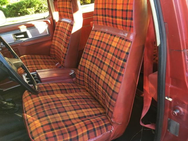 1978 Burgundy and White Chevrolet Blazer SUV