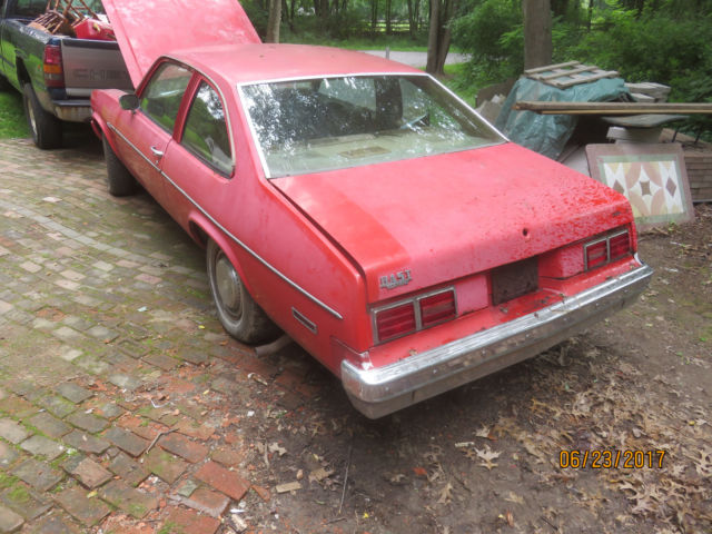 1978 Red Chevrolet Nova