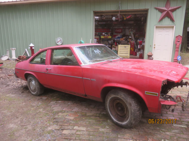 1978 Red Chevrolet Nova