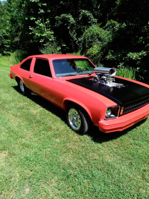 1978 Red Chevrolet Nova Coupe