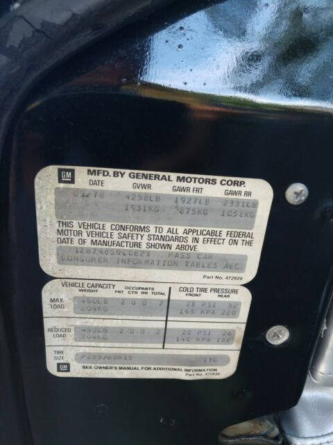 1978 Black and silver Chevrolet Corvette Coupe