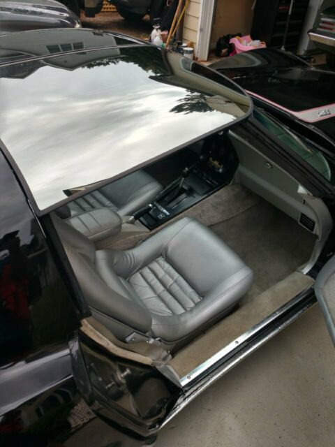 1978 Black and silver Chevrolet Corvette Coupe