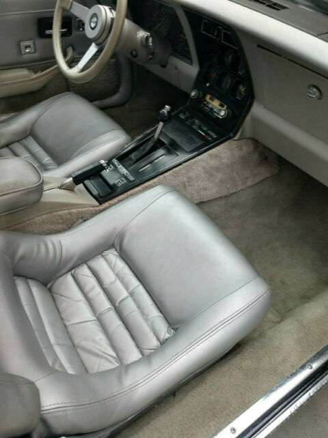 1978 Black and silver Chevrolet Corvette Coupe