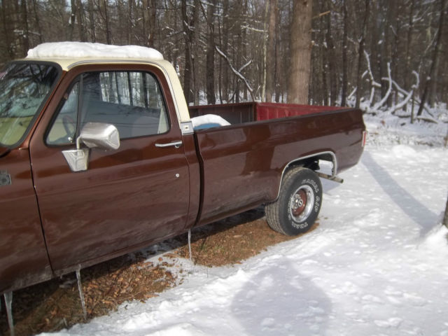 1978 Metallic Bronze-Metallic Cream Chevrolet C/K Pickup 1500 Pickup