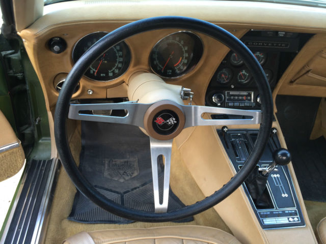 1970 Green Chevrolet Corvette Convertible
