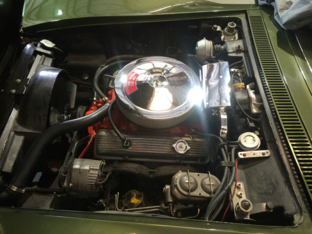 1970 Green Chevrolet Corvette Convertible