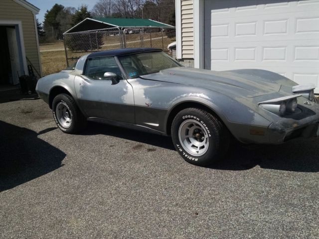1978 Silver Chevrolet Corvette Coupe