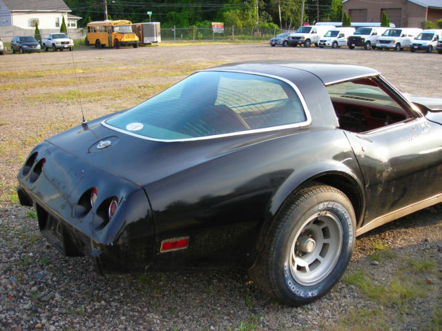 1978 Silver over black Chevrolet Corvette Mirrored T-Top
