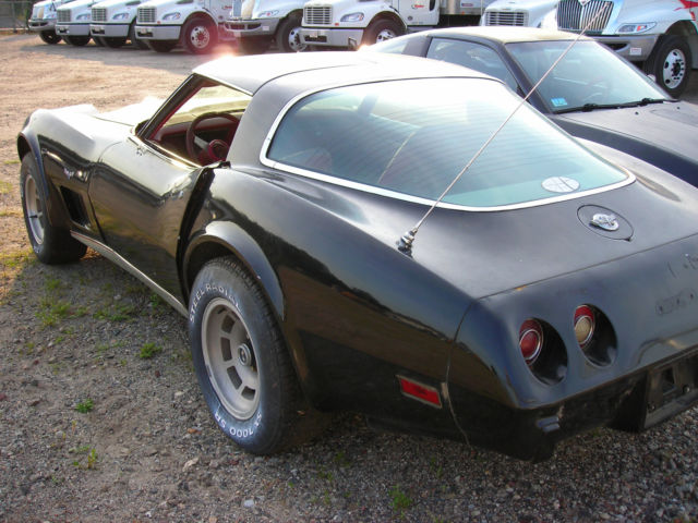 1978 Silver over black Chevrolet Corvette Mirrored T-Top
