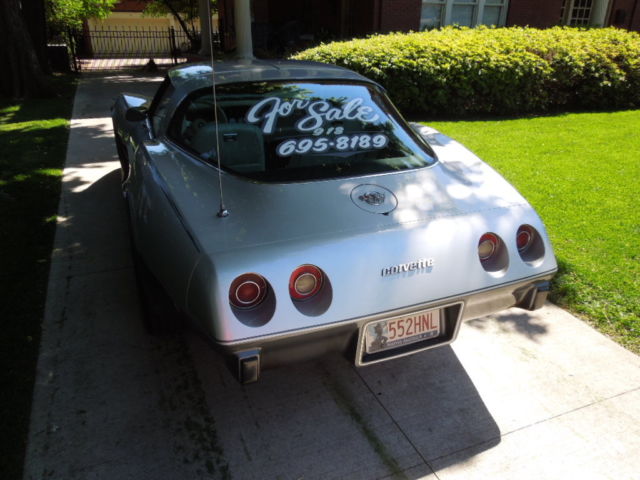 1978 Silver/Grey Chevrolet Corvette Fastback