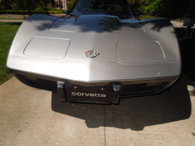 1978 Silver/Grey Chevrolet Corvette Fastback