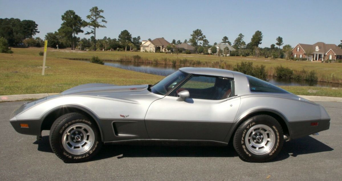 1978 Silver Chevrolet Corvette Coupe