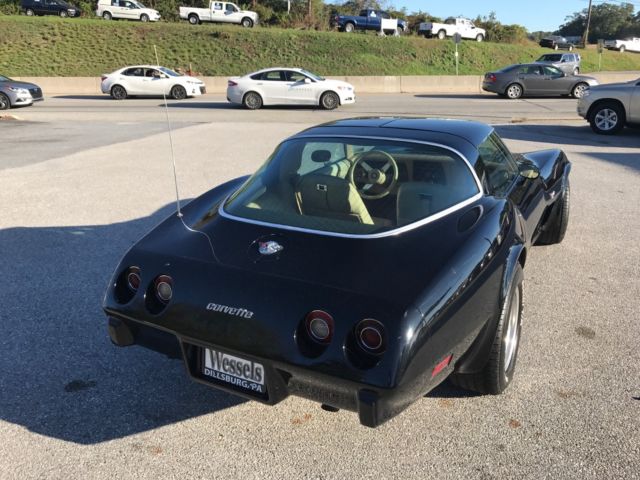 1978 Black Chevrolet Corvette Coupe