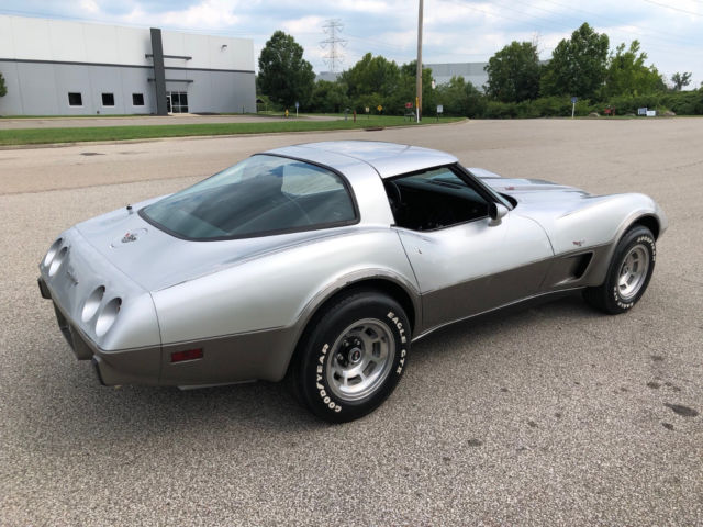 1978 Silver Chevrolet Corvette Coupe