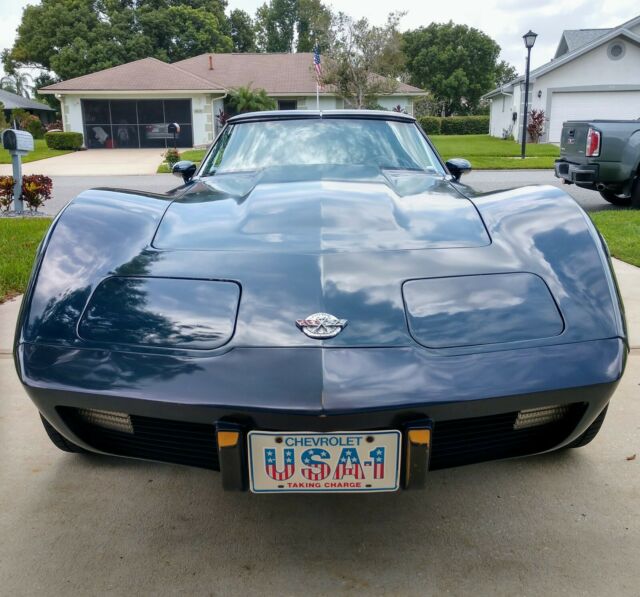 1978 Blue Chevrolet Corvette Coupe