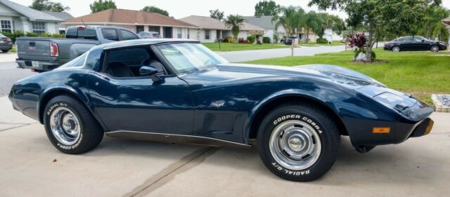 1978 Blue Chevrolet Corvette Coupe