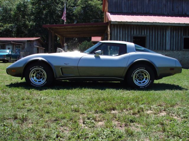 1978 Silver Chevrolet Corvette Coupe
